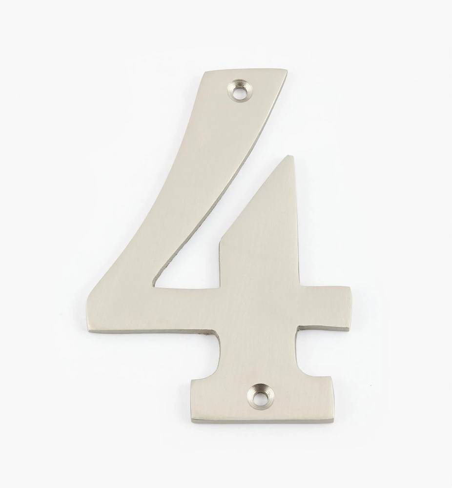 Standard Cast Brass House Numbers