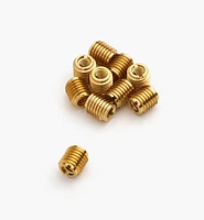 1/4-20 Brass Knife-Edge Insert Nuts