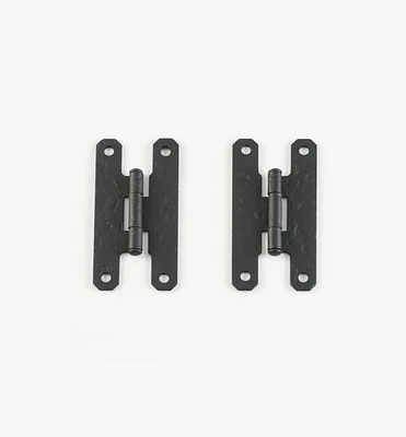 “Forged Iron” Rough H-Hinges