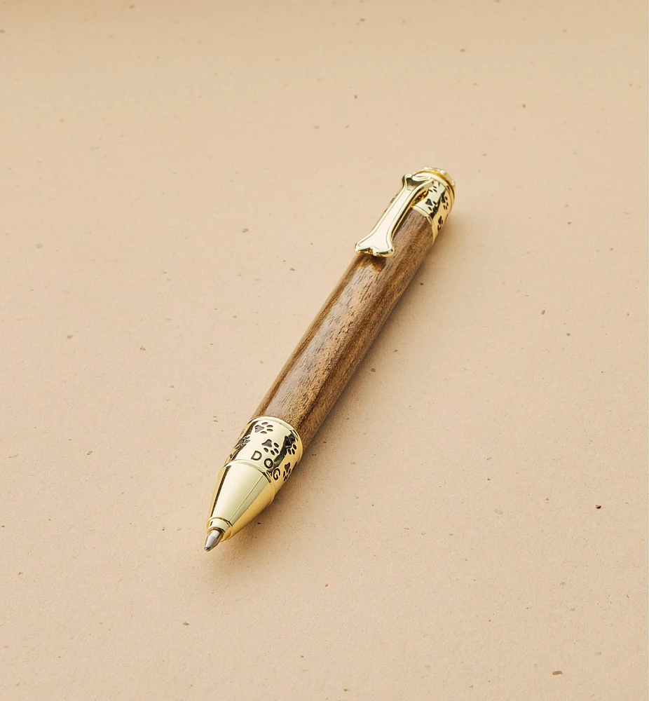Dog Ballpoint Click Pen Hardware