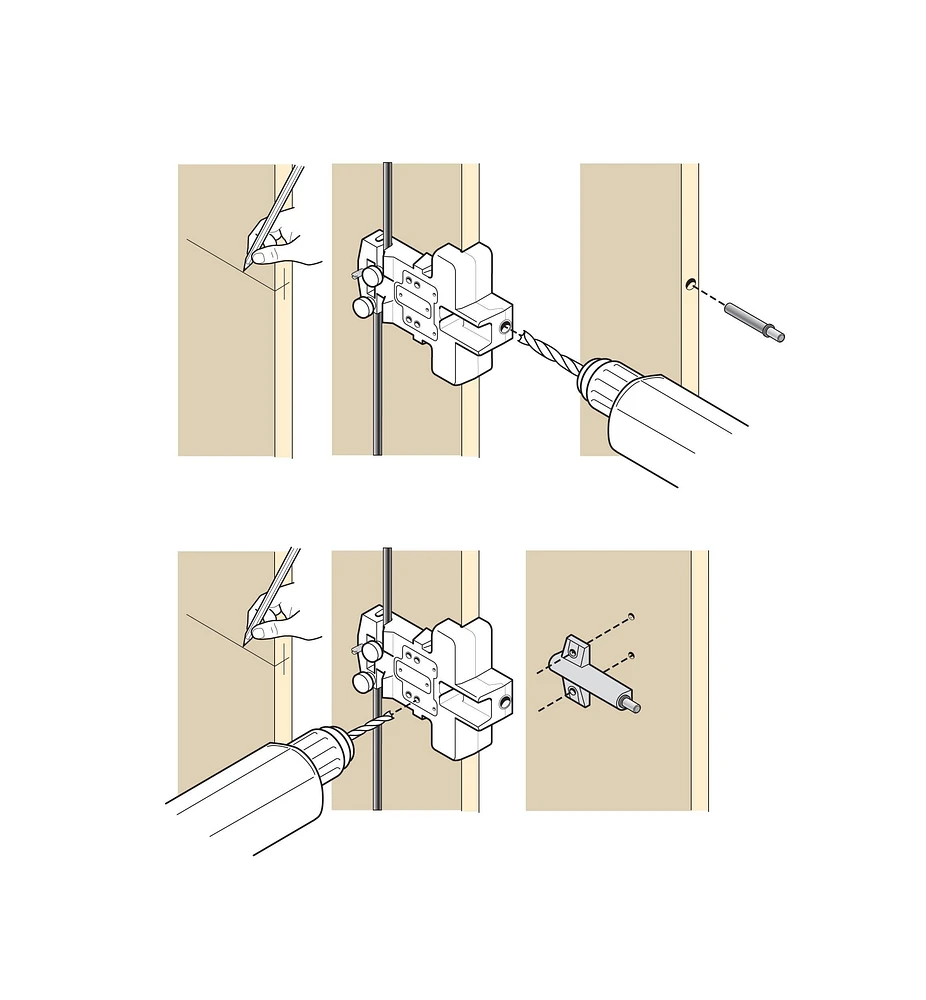 Pro Blumotion Drilling Jig
