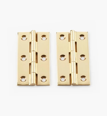 Extruded Brass Fixed-Pin Butt Hinges