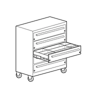 Double-Locking Extra-Heavy-Duty Slides