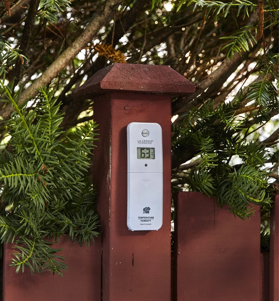 Station de suivi météo sans fil avec anémomètre et pluviomètre