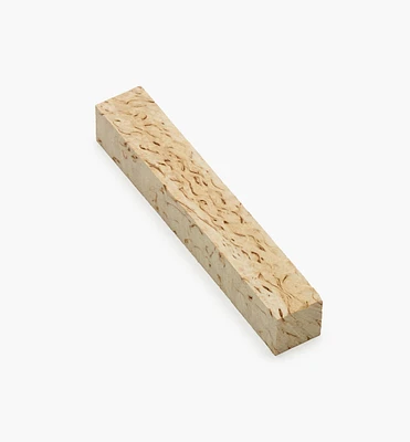 Carrelet de stylo en bouleau madré