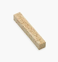 Carrelet de stylo en bouleau madré