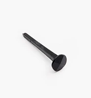 Black Steel Diamond-Head Forged Nails from Clouterie Rivierre