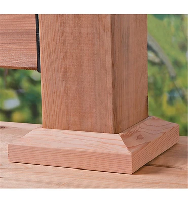 Plinthes pour poteaux de galerie en bois Titan
