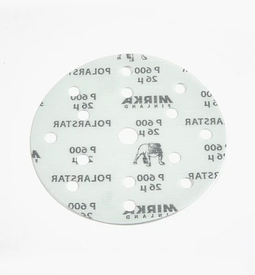 Mirka 6" Polarstar 15-Hole Film-Backed Grip Discs