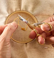 Gold-Plated Stork Scissors