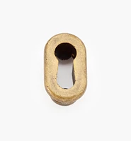 Brass Oval Insert Spline Escutcheon
