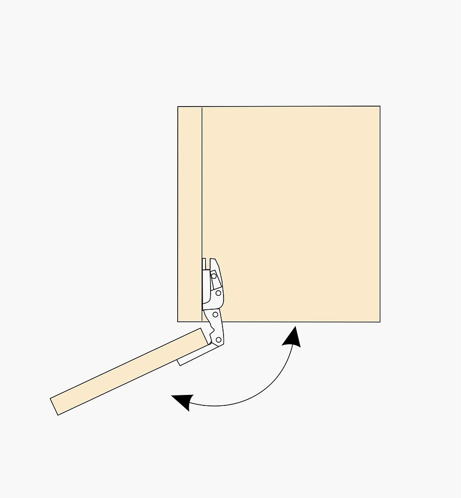 Blum Standard 155° Soft-Close Clip-Top Half-Overlay Hinges
