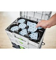 Festool Systainer³ Case with Insert for  D77/D90/93V Abrasives