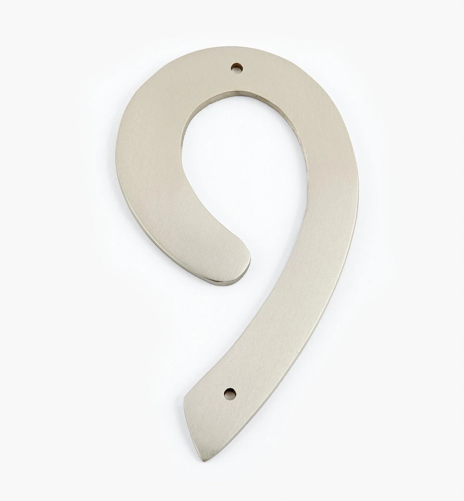Script Cast Brass House Numbers