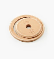 Replacement Profiled Leather Discs for Tormek Profiled Leather Honing Wheel Set