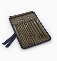 Set of 6 Bahco Saw-Sharpening Files & Roll