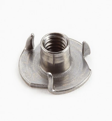 Three-Prong T-Nuts (1/4-20 Thread)