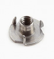 Three-Prong T-Nuts (1/4-20 Thread)