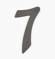 Script Cast Brass House Numbers