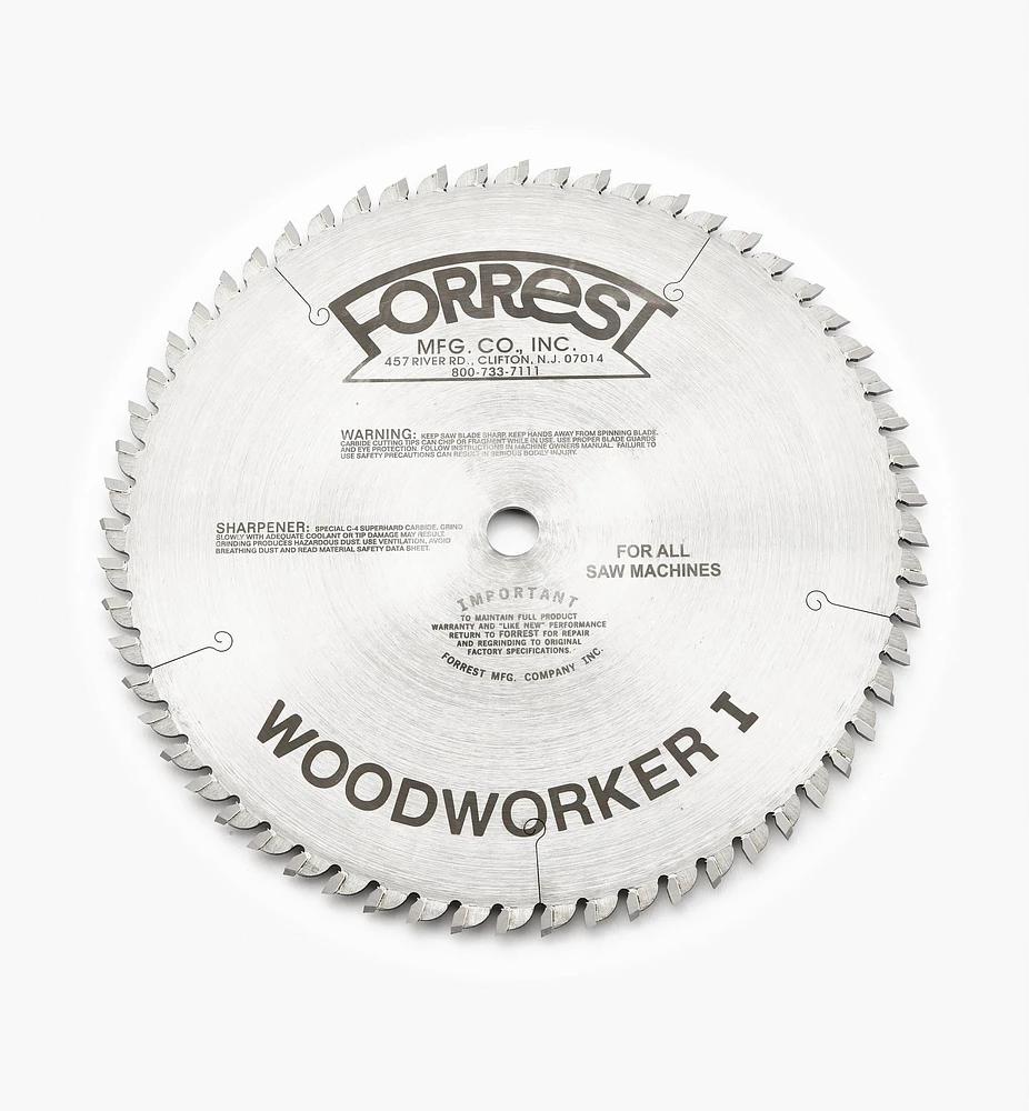Forrest Woodworker Blades
