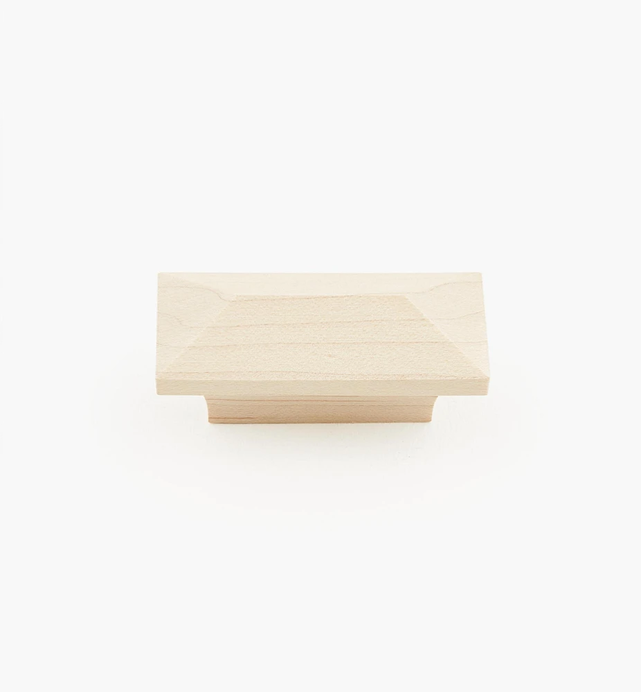 Squared Wood Pyramid Pull