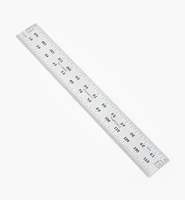 Starrett Spring-Tempered Precision Rules with End Graduations