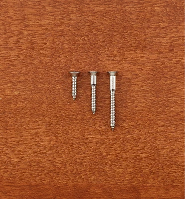 316 Stainless-Steel #4 Flat-Head Screws