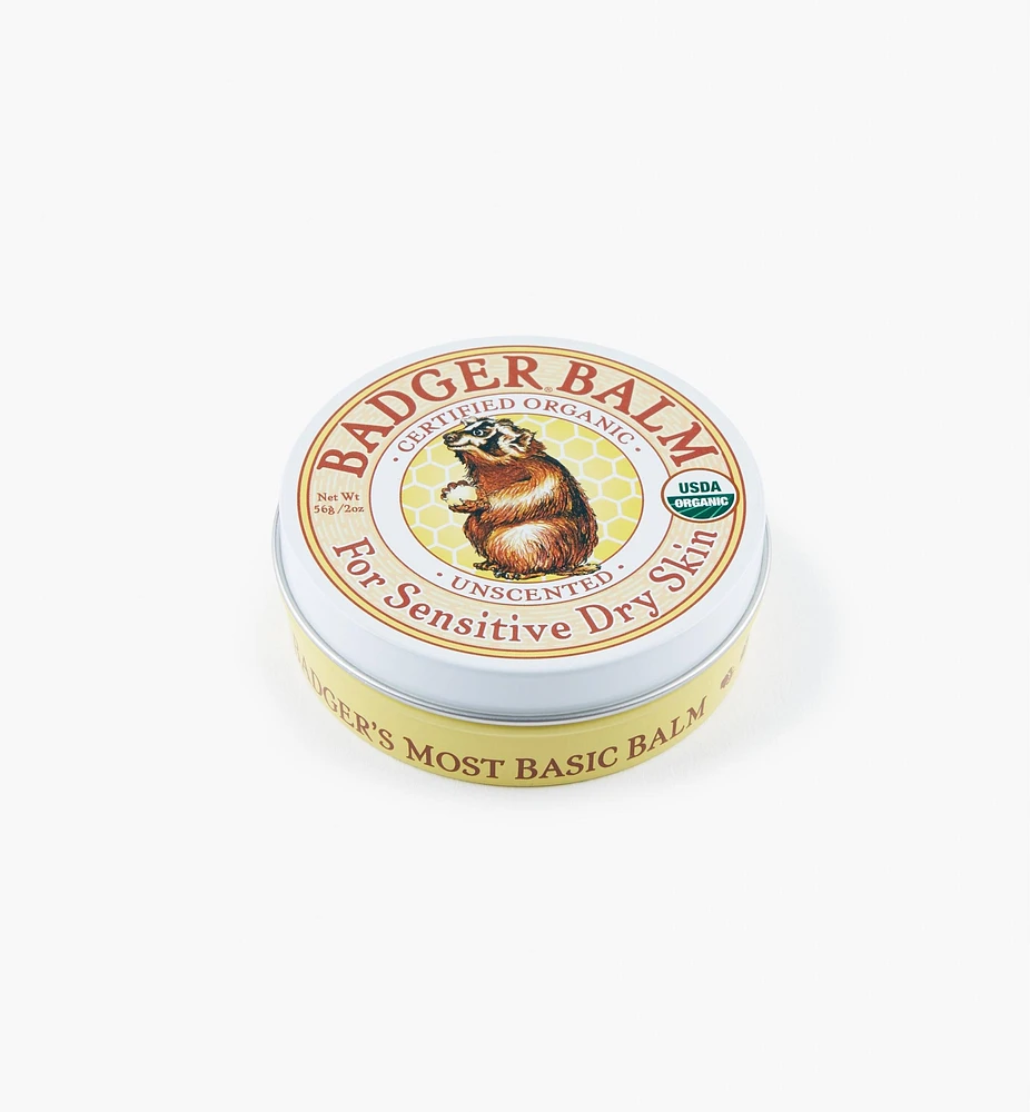 Baume Badger pour les mains, non parfumé