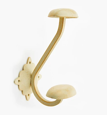 Wrought-Iron Double Garment Hook