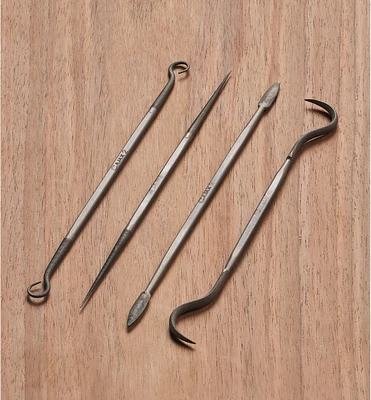 Set of 4 Detail Rifflers