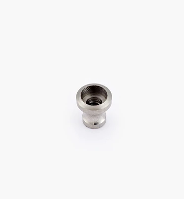 Veritas Stainless-Steel Small Smooth Insert Knobs