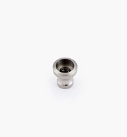 Veritas Stainless-Steel Small Smooth Insert Knobs