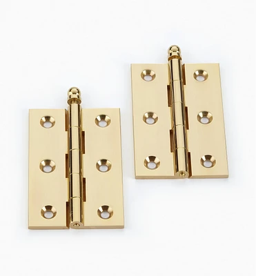 Brass Loose-Pin Door Hinges