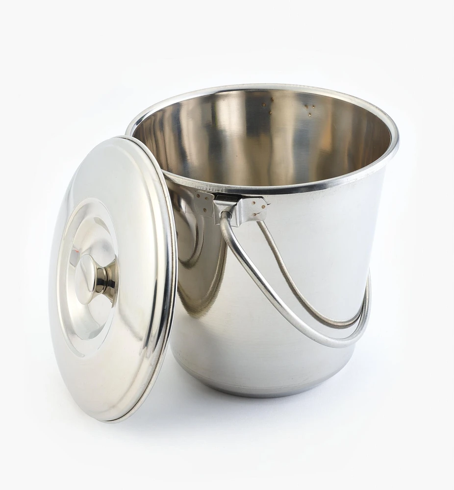 Stainless-Steel Compost Pails