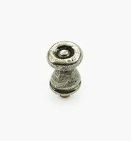Bright Pewter Round Knobs