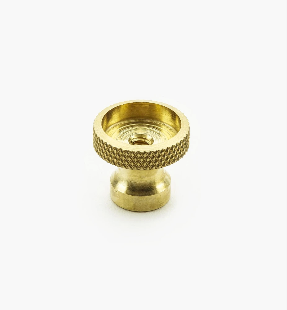 Veritas Knurled Brass Insert Knobs