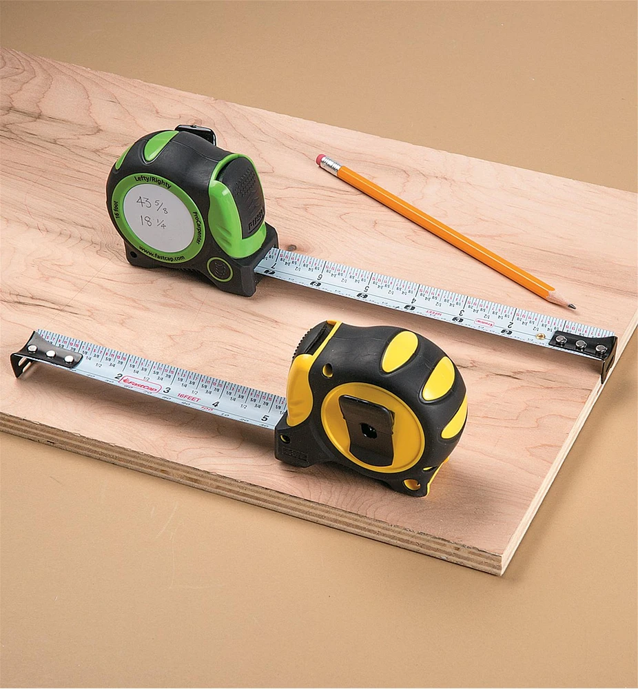 Auto-Lock Write-On Measuring Tapes