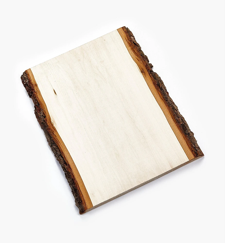 Live-Edge Rectangular Basswood Plaques
