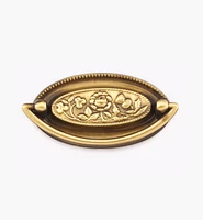 Pressed Floral Plate Pull