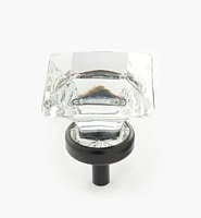 Table-Cut Glass Knob