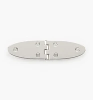 Recessed/Flushed Oval Stainless-Steel Hinges