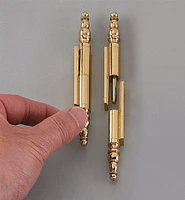 Extruded Clock-Case Hinges