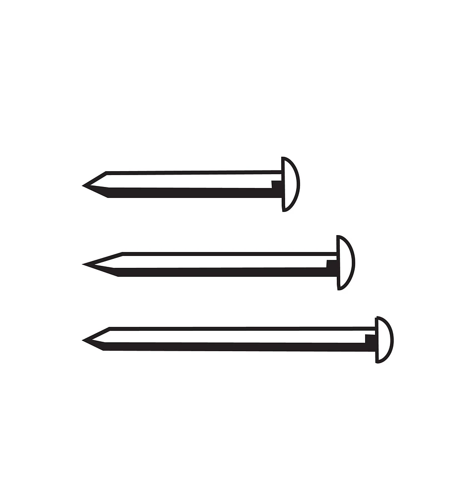 Brass-Plated Escutcheon Pins