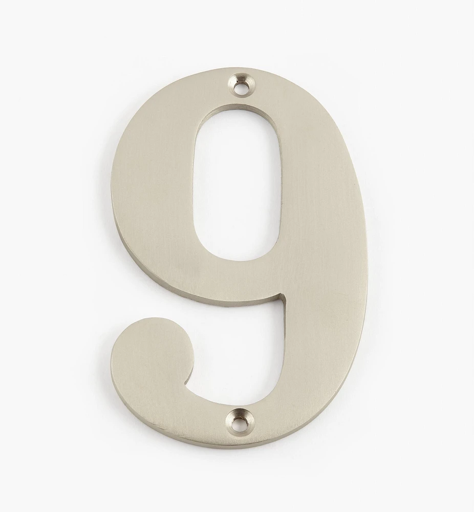 Standard Cast Brass House Numbers