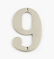 Standard Cast Brass House Numbers