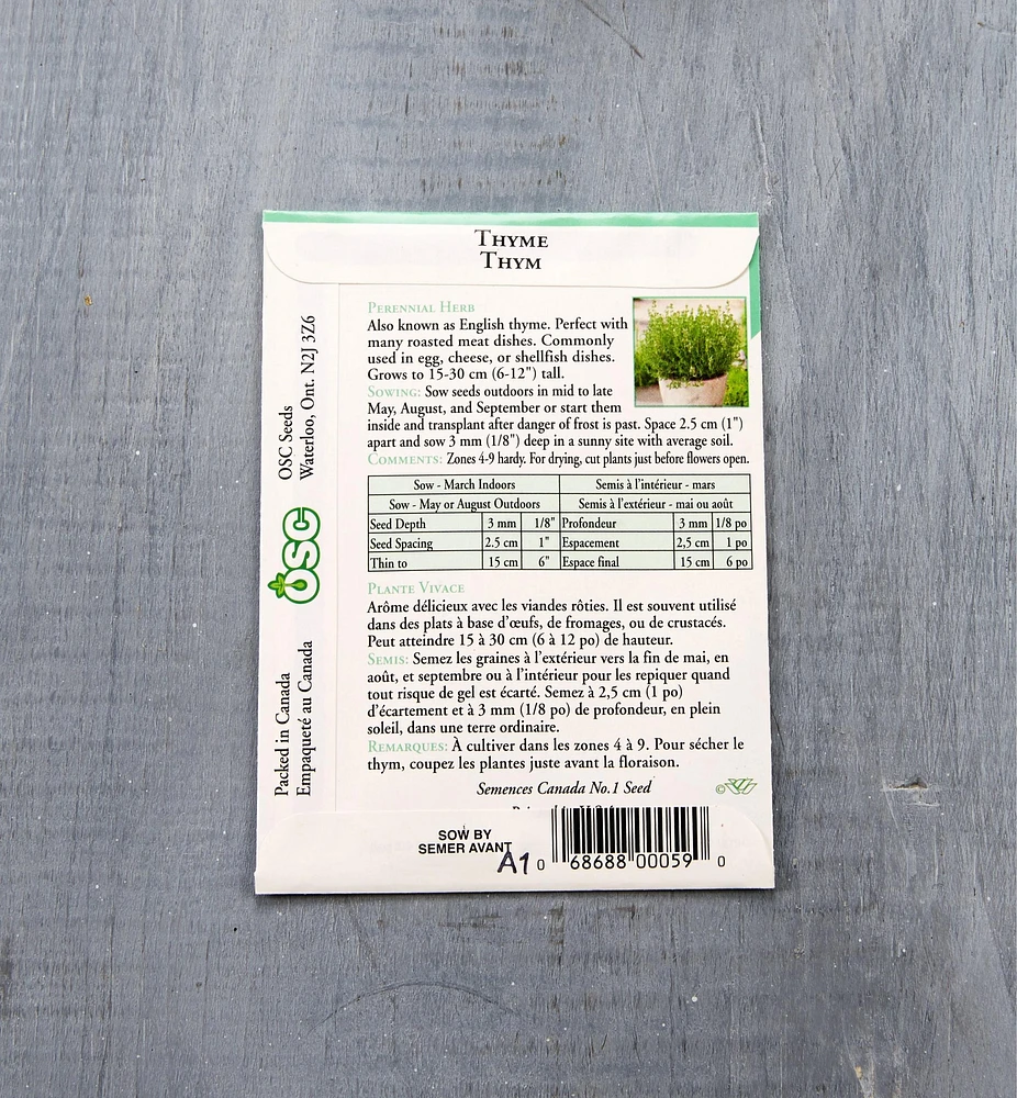 OSC Herb Seed Packets