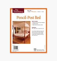 Pencil-Post Bed Plan