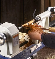 Rikon 1/2 hp Mini Lathe & Set of 3 Carbide-Tipped Turning Tools