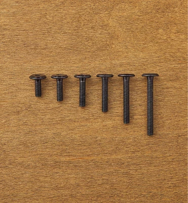 Rampa Black M6 Flat-Head Bolts