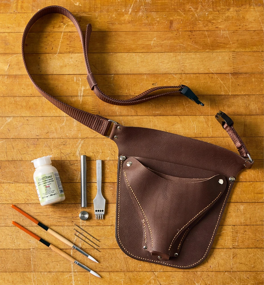 Make It Yourself Gardener's Leather Tool Belt Kit
